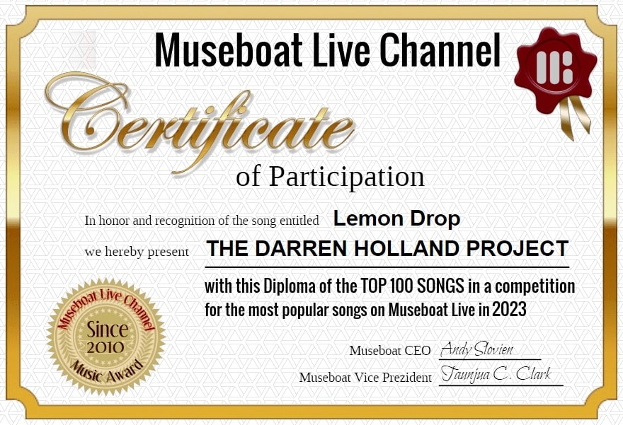 THE DARREN HOLLAND PROJECT on Museboat LIve